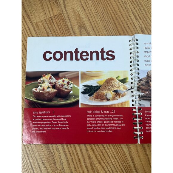 The Pampered‎ Chef Stoneware Inspirations Recipe Book - Picture 2 of 6
